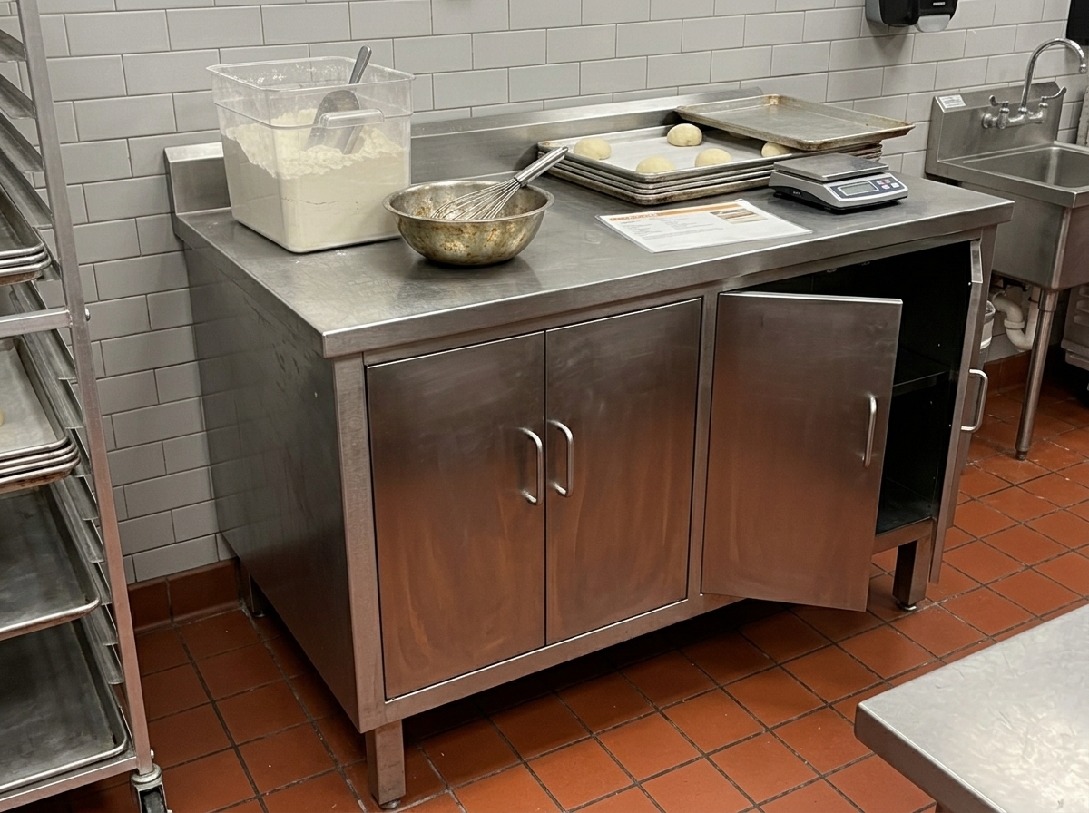 Counter with flap doors — photo 4 of 4