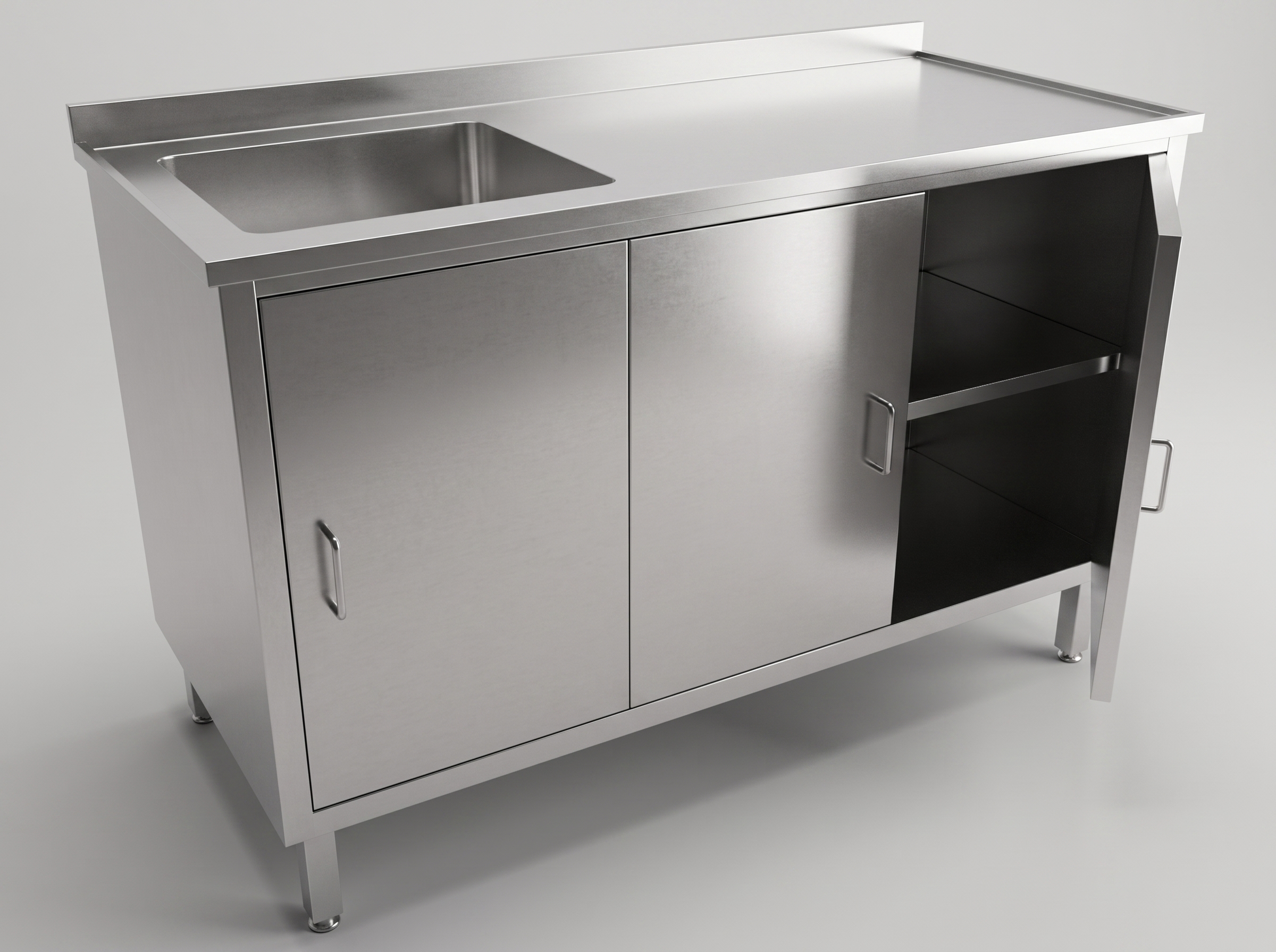 Counter with sink