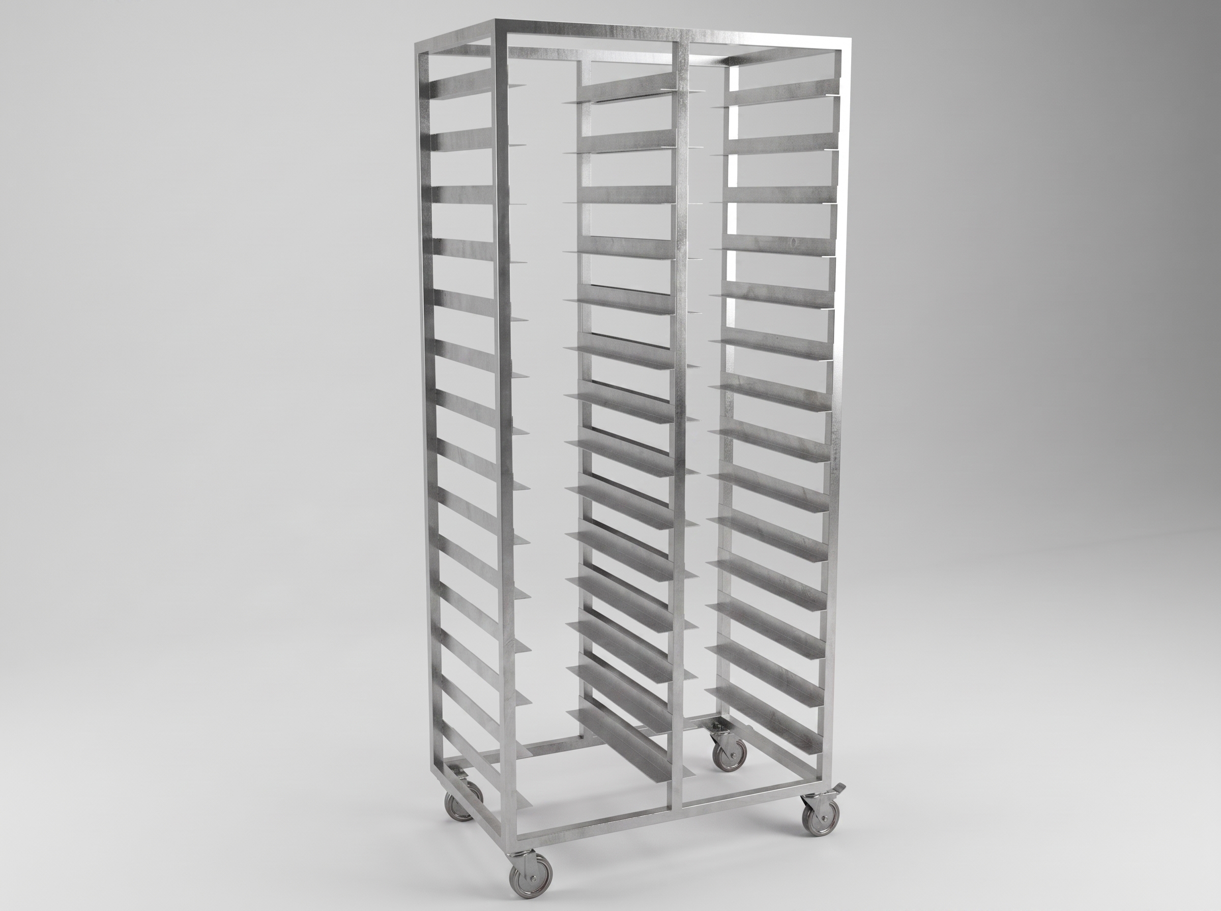 Double Tray Trolley