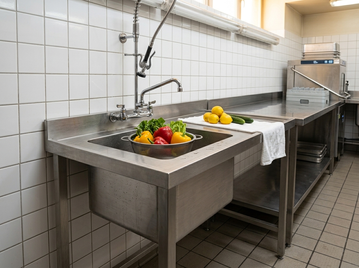 Single Bowl Sink Table — photo 3 of 4