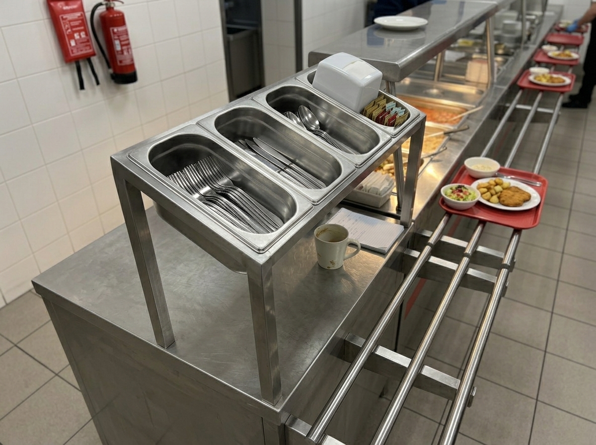 Cutlery Counter with tray slider — photo 9 of 9