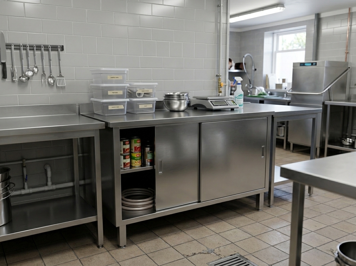 Counter with sliding doors — photo 4 of 5