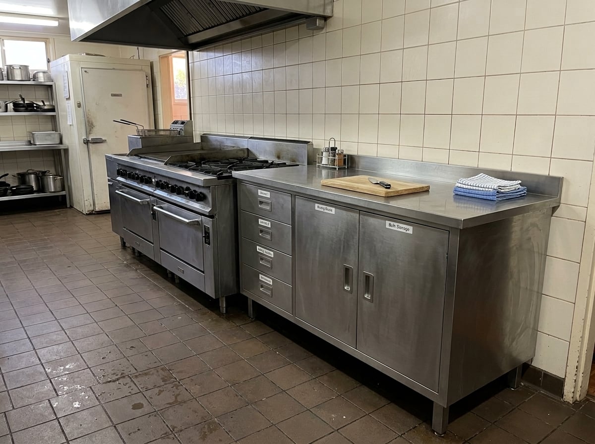 Counter with 4 Drawers and Flap Doors — photo 4 of 4