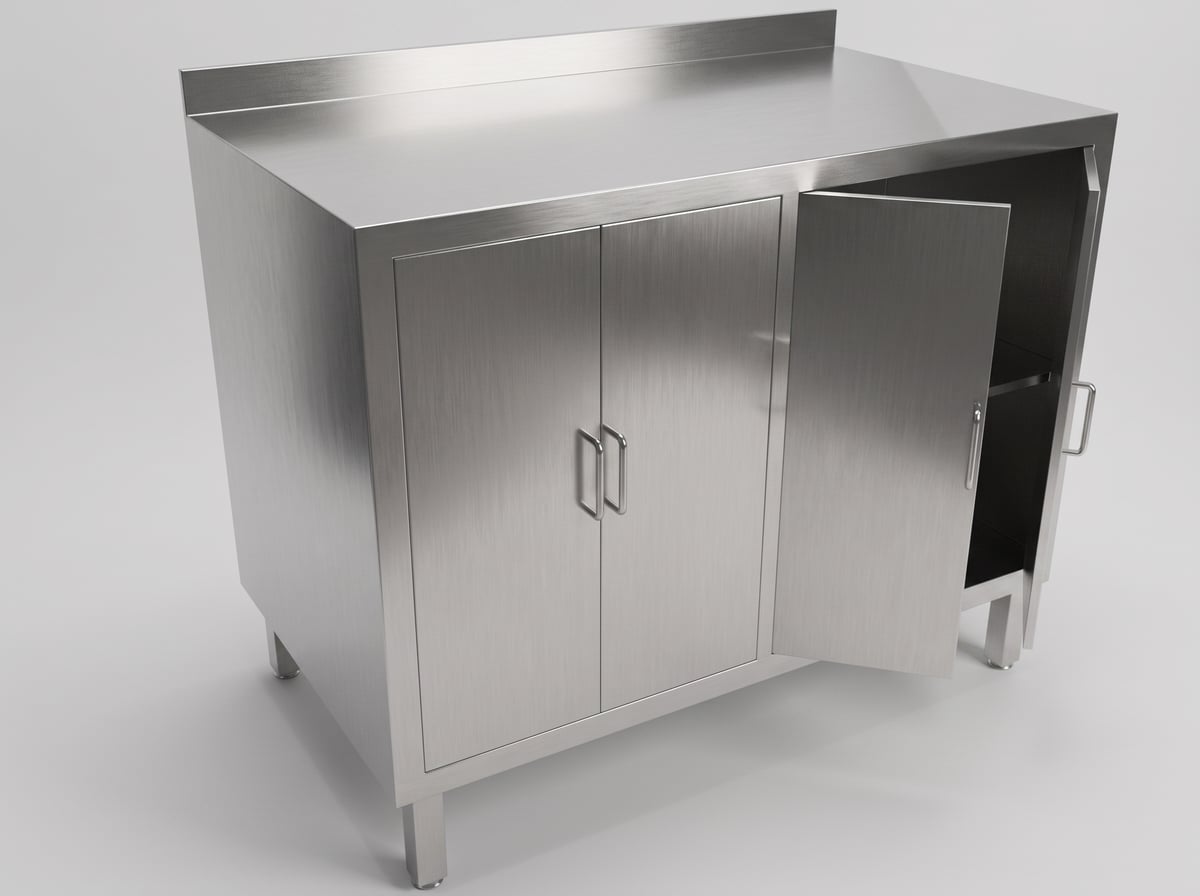 Counter with Flap Doors