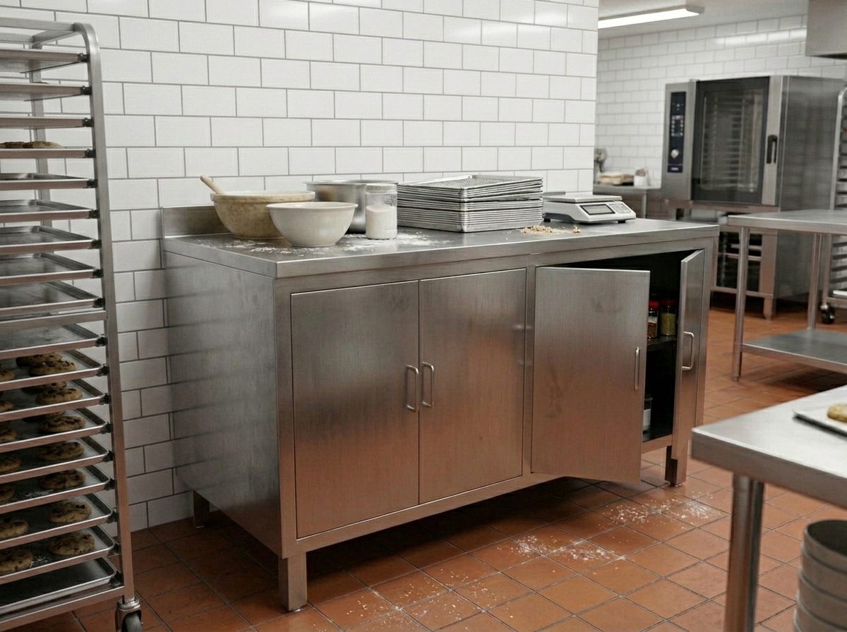 Counter with flap doors — photo 3 of 4