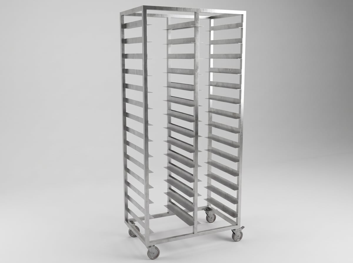Double Tray Trolley