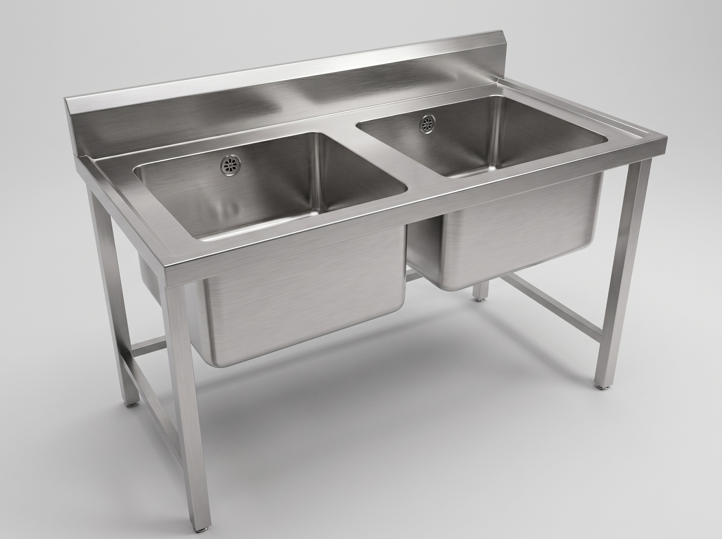 Double Bowl Sink Table