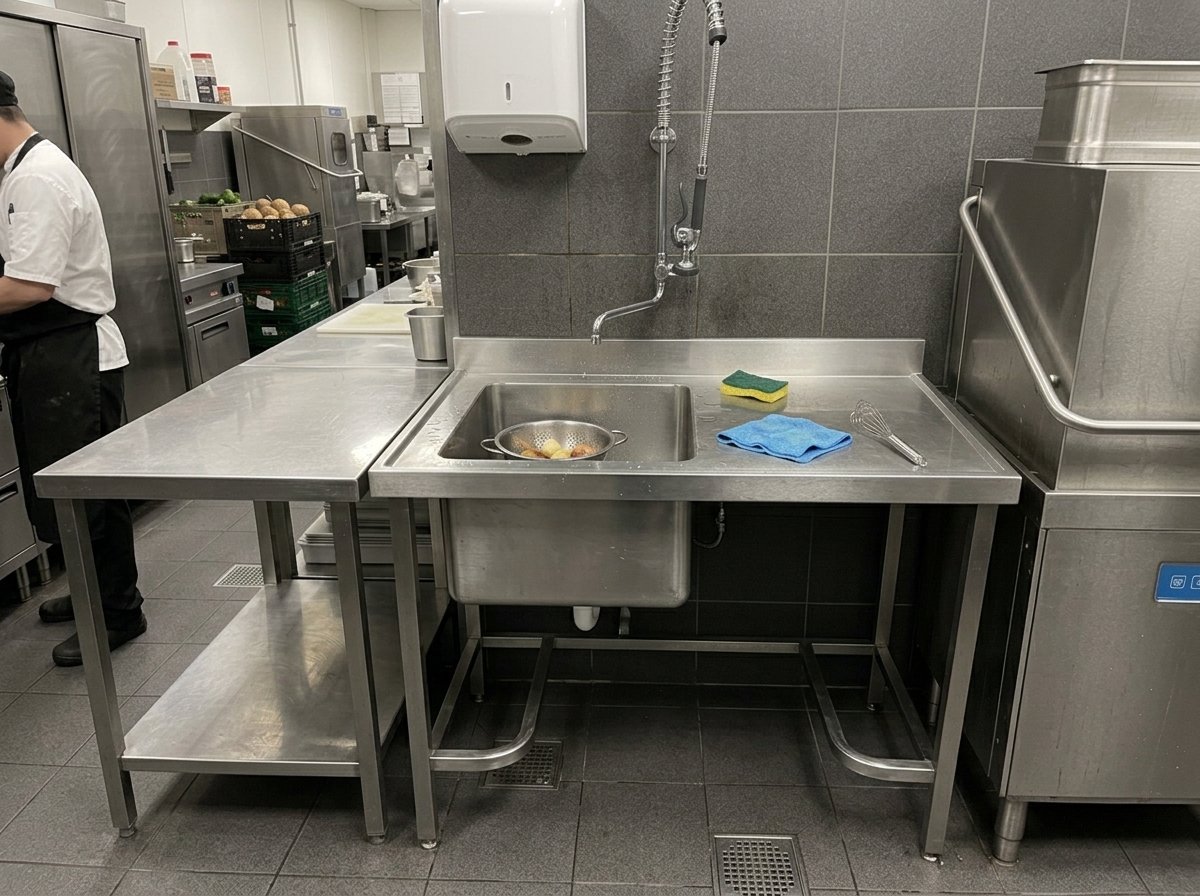 Single Bowl Sink Table — photo 4 of 4