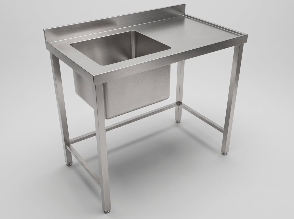 Single Bowl Sink Table