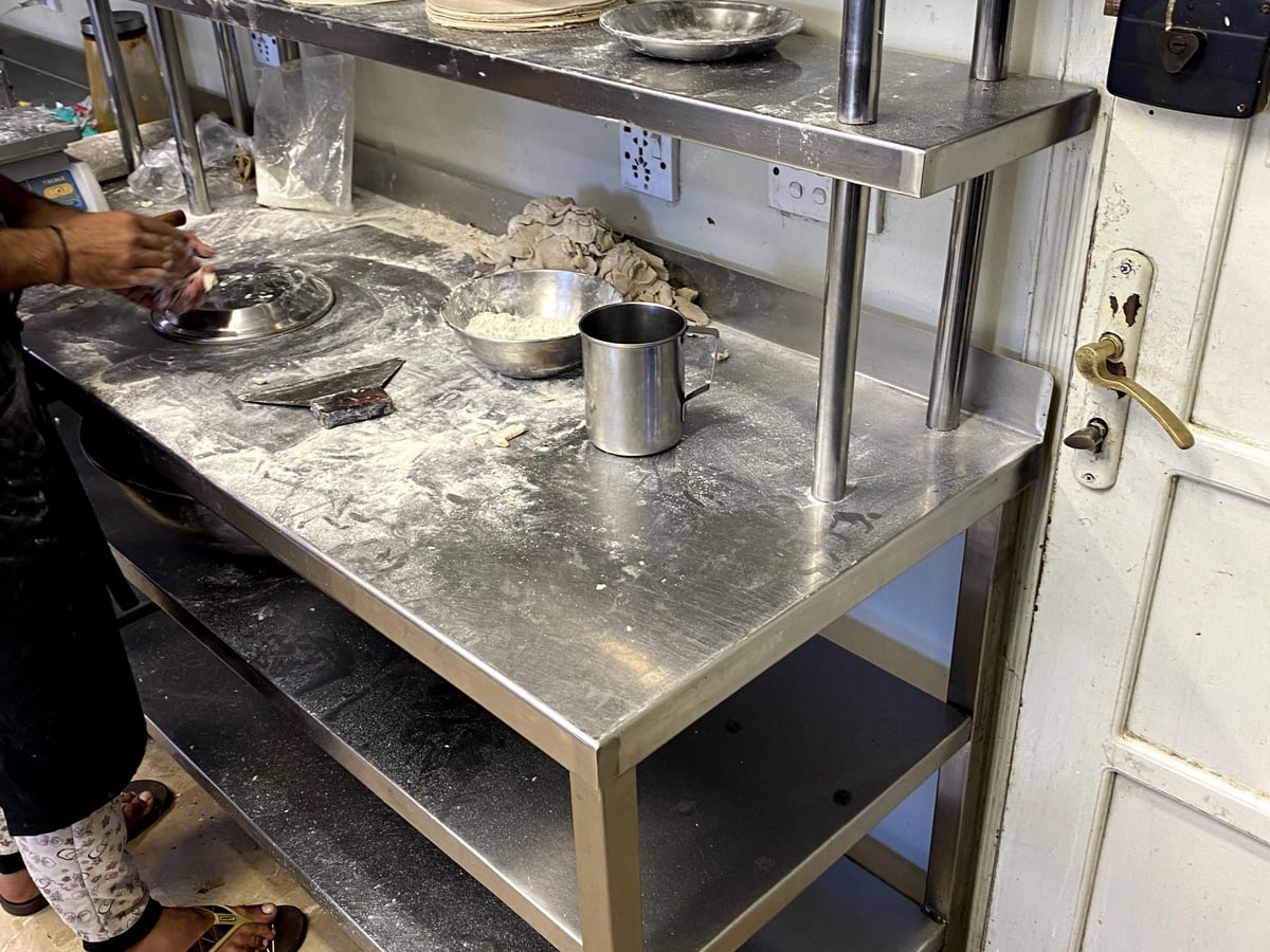 Work Table with 2 Undershelves and 2 Overshelves — photo 2 of 4